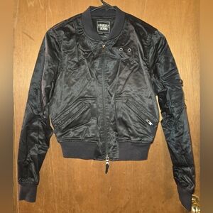 Guess Cropped Bomber Jacket